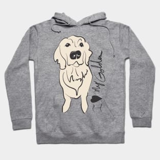 Golden Retriever, I love my Golden Hoodie